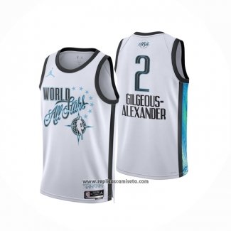 Camiseta NBA All Star 2026 Shai Gilgeous Alexander NO 2 Blanco
