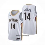 Camiseta New Orleans Pelicans Brandon Ingram #14 Association Blanco