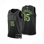 Camiseta New Orleans Pelicans Jose Alvarado #15 Ciudad 2023-24 Negro