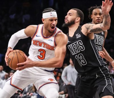 Los New York Knicks vencieron a los Brooklyn Nets 99 - 95