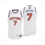 Camiseta New York Knicks Carmelo Anthony #7 Blanco