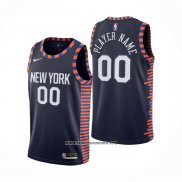 Camiseta New York Knicks Personalizada Ciudad Edition 2019-20 Azul