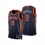 Camiseta New York Knicks RJ Barrett #9 Statement 2022-23 Negro