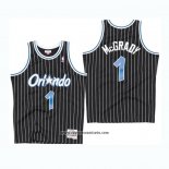 Camiseta Nino Orlando Magic Tracy McGrady #1 Hardwood Classics Throwback Negro