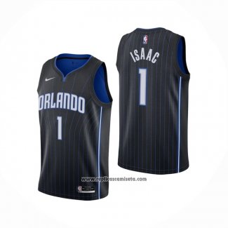 Camiseta Orlando Magic Jonathan Isaac #1 Icon 2020-21 Negro