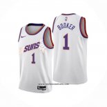 Camiseta Phoenix Suns Devin Booker #1 Association 2022-23 Blanco