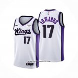 Camiseta Sacramento Kings Kessler Edwards #17 Association 2023-24 Blanco
