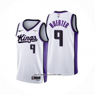 Camiseta Sacramento Kings Kevin Huerter #9 Association 2023-24 Blanco