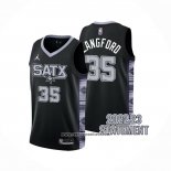 Camiseta San Antonio Spurs Romeo Langford #35 Statement 2022-23 Negro