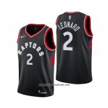 Camiseta Toronto Raptors Kawhi Leonard #2 Statement 2018 Negro