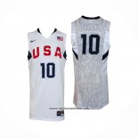 Camiseta USA 2008 Kobe Bryant #10 Blanco