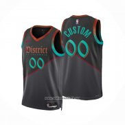 Camiseta Washington Wizards Personalizada Ciudad 2023-24 Negro