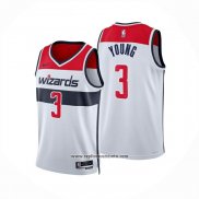 Camiseta Washington Wizards Trae Young NO 3 Association 2025-26 Blanco