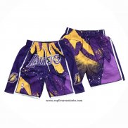 Pantalone Los Angeles Lakers Just Don Violeta