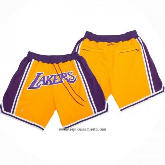 Pantalone Los Angeles Lakers Violeta Amarillo