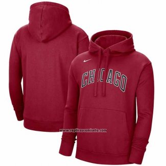 Sudaderas con Capucha Chicago Bulls Ciudad 2022-23 Rojo