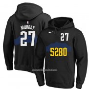 Sudaderas con Capucha Denver Nuggets Jamal Murray Ciudad 2023-24 Negro