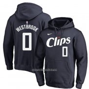 Sudaderas con Capucha Los Angeles Clippers Russell Westbrook Ciudad 2023-24 Azul