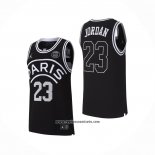 Camiseta AJ x PSG Michael Jordan #23 Negro