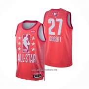 Camiseta All Star 2022 Utah Jazz Rudy Gobert #27 Granate