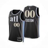 Camiseta Atlanta Hawks Personalizada Ciudad 2023-24 Negro