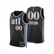 Camiseta Atlanta Hawks Personalizada Ciudad 2023-24 Negro