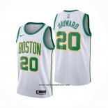 Camiseta Boston Celtics Gordon Hayward #20 Ciudad Blanco