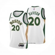 Camiseta Boston Celtics JD Davison #20 Ciudad 2023-24 Blanco