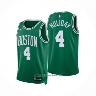 Camiseta Boston Celtics Jrue Holiday #4 Icon 2022-23 Verde