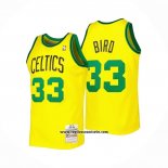 Camiseta Boston Celtics Larry Bird #33 Mitchell & Ness 1985-86 Amarillo
