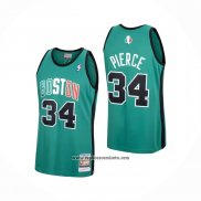 Camiseta Boston Celtics Paul Pierce #34 Hardwood Classics Throwback 2007-08 Verde