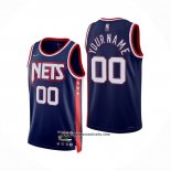 Camiseta Brooklyn Nets Personalizada Ciudad 2021-22 Azul