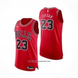 Camiseta Chicago Bulls Michael Jordan #23 Icon Autentico Rojo