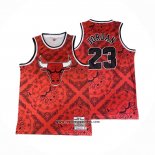 Camiseta Chicago Bulls Michael Jordan #23 Mitchell & Ness 1996-97 Rojo2