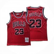 Camiseta Chicago Bulls Michael Jordan NO 23 Mitchell & Ness 1997-98 Rojo1