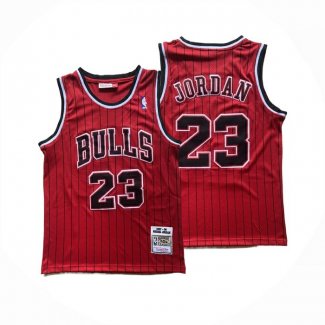 Camiseta Chicago Bulls Michael Jordan NO 23 Mitchell & Ness 1997-98 Rojo1