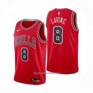 Camiseta Chicago Bulls Zach Lavine #8 Icon 2020-21 Rojo