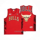 Camiseta Chicago Bulls x AAPE Rojo