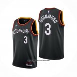 Camiseta Cleveland Cavaliers Andre Drummond #3 Ciudad 2020-21 Negro