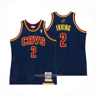 Camiseta Cleveland Cavaliers Kyrie Irving #2 Mitchell & Ness 2011-12 Azul