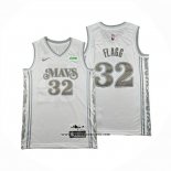 Camiseta Dallas Mavericks Cooper Flagg NO 32 City 2024-25 Blanco