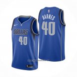 Camiseta Dallas Mavericks Harrison Barnes #40 Icon Azul