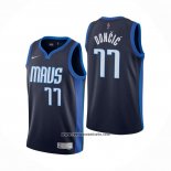 Camiseta Dallas Mavericks Luka Doncic #77 Earned 2020-21 Azul