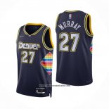 Camiseta Denver Nuggets Jamal Murray #27 Ciudad 2021-22 Azul