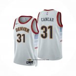 Camiseta Denver Nuggets Vlatko Cancar #31 Ciudad 2022-23 Blanco