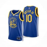 Camiseta Golden State Warriors Jimmy Butler III NO 10 Icon 2024-25 Azul