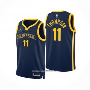 Camiseta Golden State Warriors Klay Thompson #11 Statement 2022-23 Negro