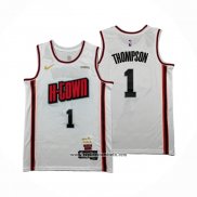 Camiseta Houston Rockets Amen Thompson NO 1 Ciudad 2024-25 Blanco