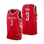 Camiseta Houston Rockets Chris Paul #3 Icon Rojo