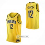 Camiseta Indiana Pacers Johnny Furphy NO 12 Statement 2026-27 Oro